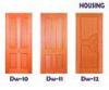 40mm Timber Composite Doors , Natural Wood Veneer Frame