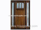 Eco-friendly 40mm Exterior Timber Doors with Locks , Handles