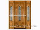 Yellow Color Exterior Timber Doors 2000 * 800 * 40 mm for Villas
