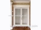 Luxury White Custom Timber Doors with MDF / Solid Wood Frame