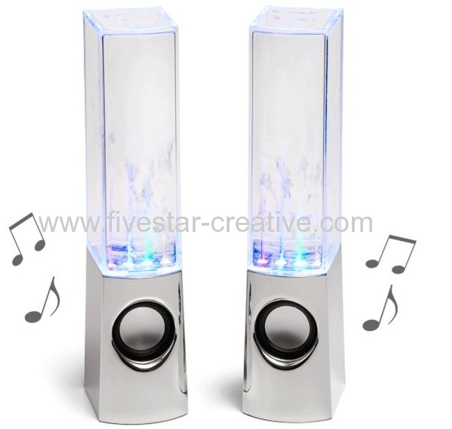 2013 New Dancing Water Mini Music Speakers USB Powered Colorful LED Fountain For iPhone iPod Samsung