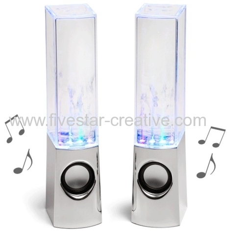 USB Powered Colorful LED Fountain Dancing Water Mini Music Speakers for MP3 MP4 Mobile phone Computer