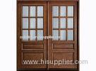Waterproof Custom Timber Doors With Natural Wood Veneer Frame