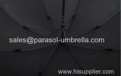 27 inch automatic fiberglass golf umbrella