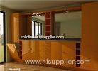 Wood / Bamboo Modern Bathroom Cabinets Vanities Satin Surface