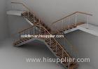 Easy Installation Straight Staircases For Building / Houses
