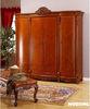 Traditional Wardrobe Storage Cabinet With Painting / Satin Surface