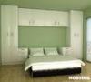 Eco-friendly White Wardrobe Storage Cabinet For Bedroom , E0 Standard
