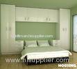 Eco-friendly White Wardrobe Storage Cabinet For Bedroom , E0 Standard