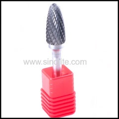 Rotary Carbide Burrs Arc Cylinder with Ball Top