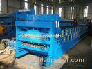 Glazed Tile IBR Double Layer Roll Forming Machine With Chain Driving Mode