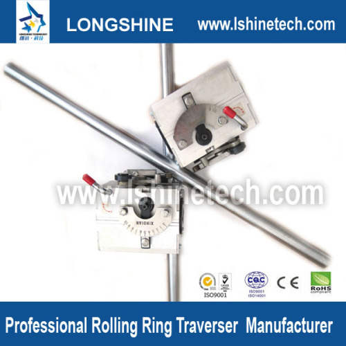Rolling ring linear actuator linear motion stages