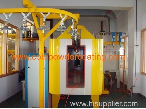 Powder coating equipment line system