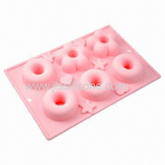 Creative pink color Silicone Candy Molds