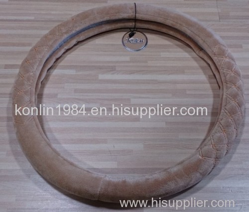 konlin-new model fur steering wheel cover(BN028)