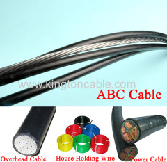 power transmission AAC PE insulated quadruplex abc cable