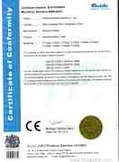 product CE Certificate