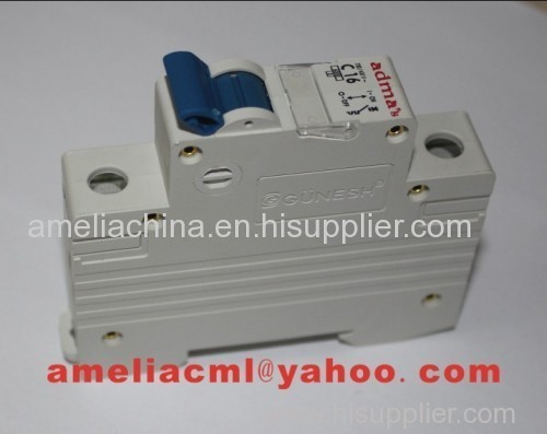 gunesh oem admas adma's low voltage miniature circuit breaker mcb mini breaker fuse breaker current breaker