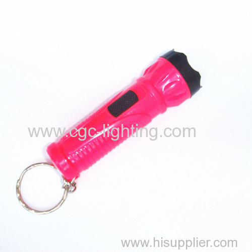 mini keychian flash light in fashion with firm shape