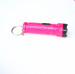 mini keychain flash light (bright rose red )with high power