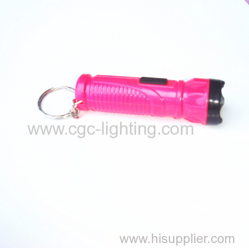 mini keychain flash light (bright rose red )with high power