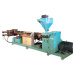 Plastic extruder continuous screen changer