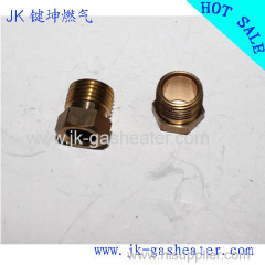 Gas tube nut male