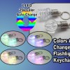 MINI keychain flash LED flash light 256 colors Auto change