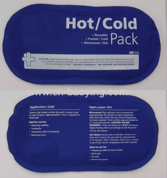 microwaveable hot and cold pack