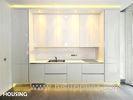 Modern White Lacquer Kitchen Pantry Storage Cabinet E1 Standard