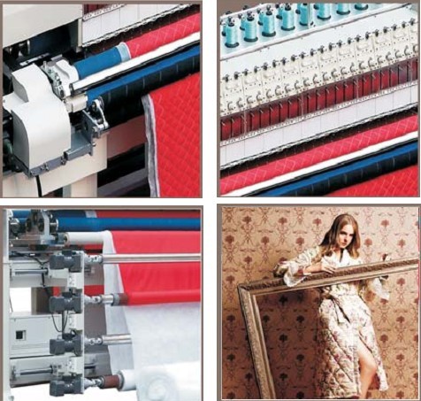 Mattress chain stitch quilting machine