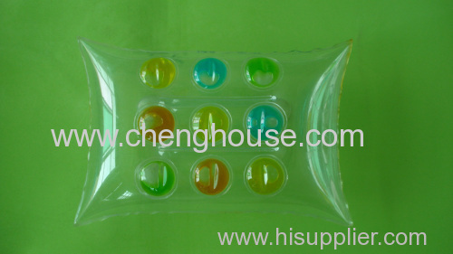 Transparent Plastic Bath Pillow