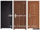 Corrosion-proof 40mm Wood PVC Doors with MDF / Solid Wood Frame