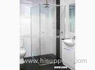 Stainless Steel Glass Shower Doors , Sand Silver Finish