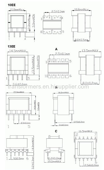 High Frequency Transformer HT-EE10