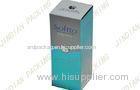 Custom Silver Paper Cosmetic Packaging Boxes With Stamped Embossed Logo