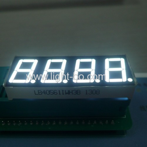 visor LED 4 dígitos 0,56" comum de ânodo de ultra vermelho 7 segmento de painel de instrumentos.