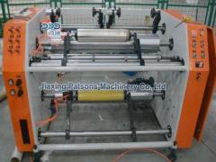 Cling wrap film perforating rewinding&slitting machine