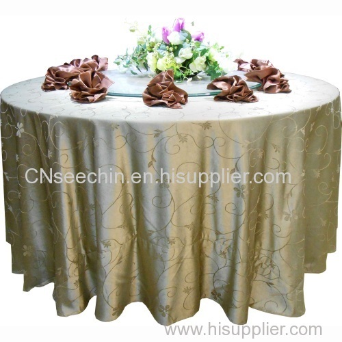 Hotel banquet table cloth for wedding, event, hotel decorations