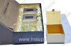 Book Shape Cardboard Tea Box With Gold Foil Logo For Gift Packing