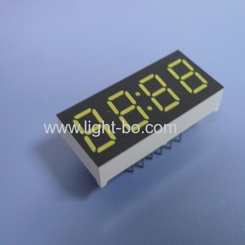 Ultra white 4 digits 0.36 common anode 7 segment led clock display for set up boxes