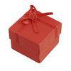 Corrugated Cardboard Red Jewellery Packaging Boxes Matt / Gloss Lamination , 3 X 3 X 3 Gift Box