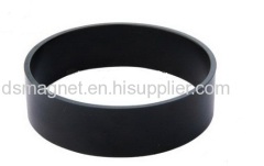 Black epoxy coating neodymium magnet rings.