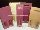 2.0mm Corrugated Wine Packaging Boxes For Gift Offset Printing CMYK / Pantone Color