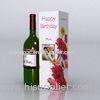 3.0mm Paper Board + 128g / 157g Art Paper Wine Packaging Boxes With Lid / Base