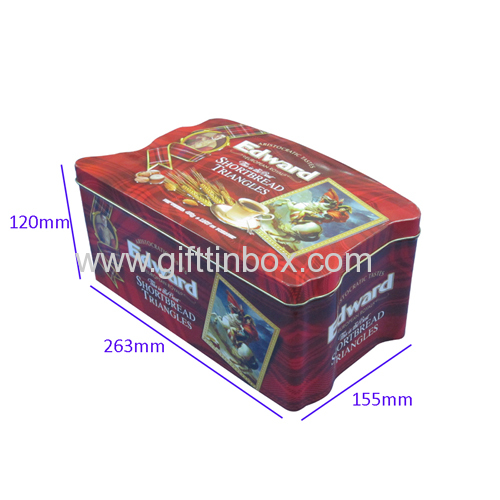 Featured biscuit tin box