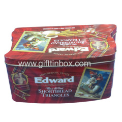 Personalized chocolate tin container