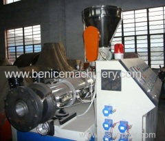 Plastic pvc granulating extrusion machine