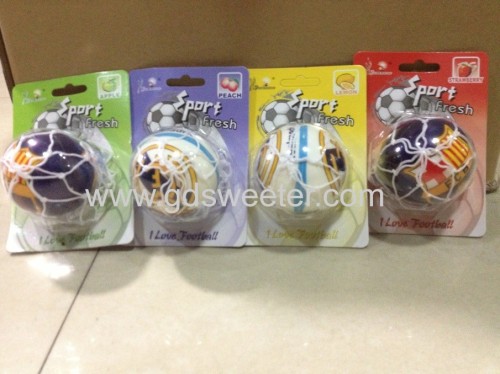 football club logos PU ball hanging air freshener