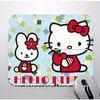 Hello Kitty Customized Rubber Mouse Pads / Mats For Promotional Gift